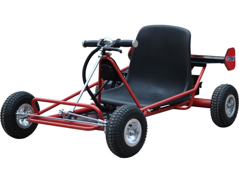 MotoTec Solar Electric Go Kart 24v Red