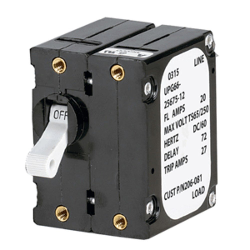 Paneltronics A Frame Magnetic Circuit Breaker - 5 Amps - Double Pole