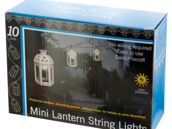Lanterns Solar Powered LED String Lights Set