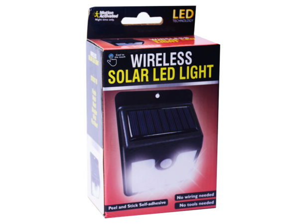 Motion-Activated Wireless Solar LED Light